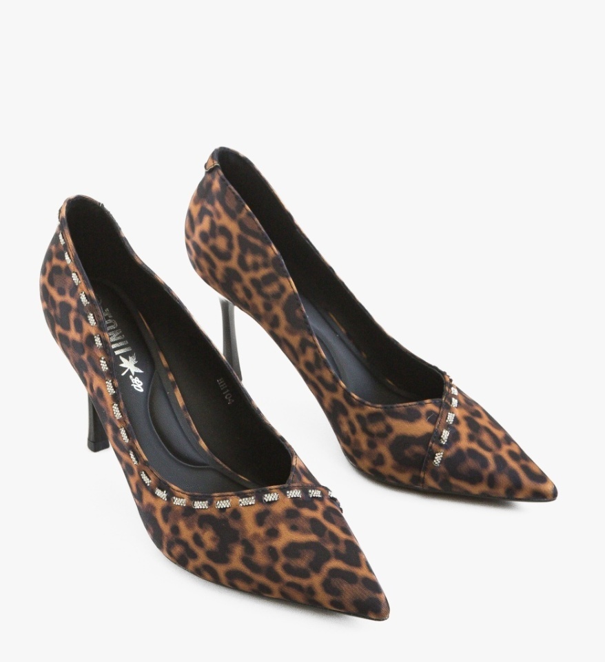 Pantofi cu toc Padlo Print - Img 3