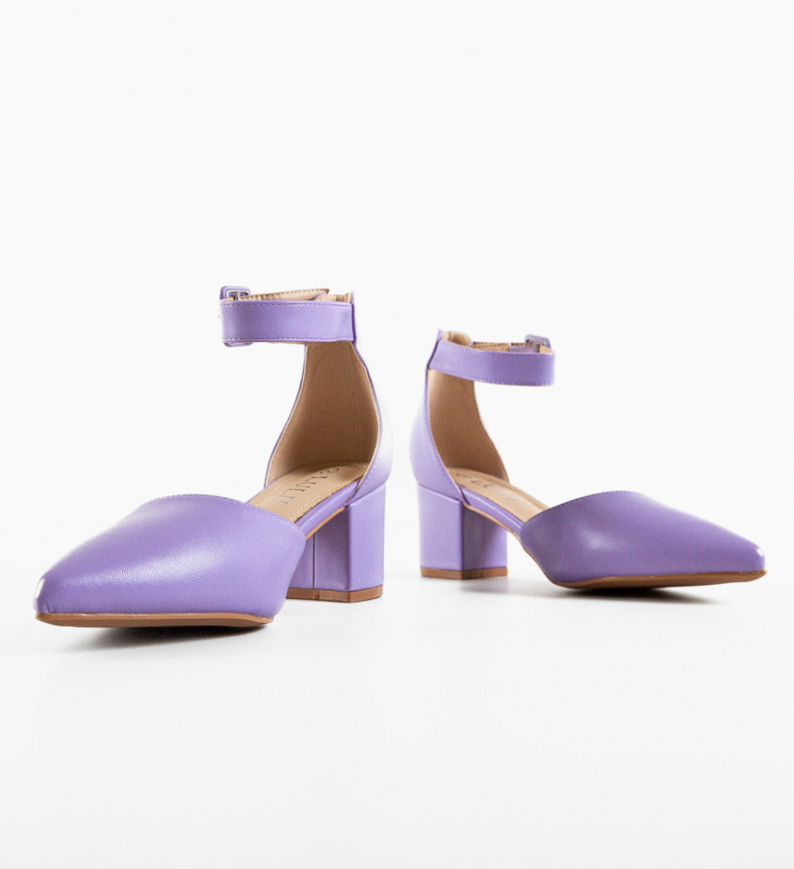 Pantofi dama Anerose Mov - Img 3