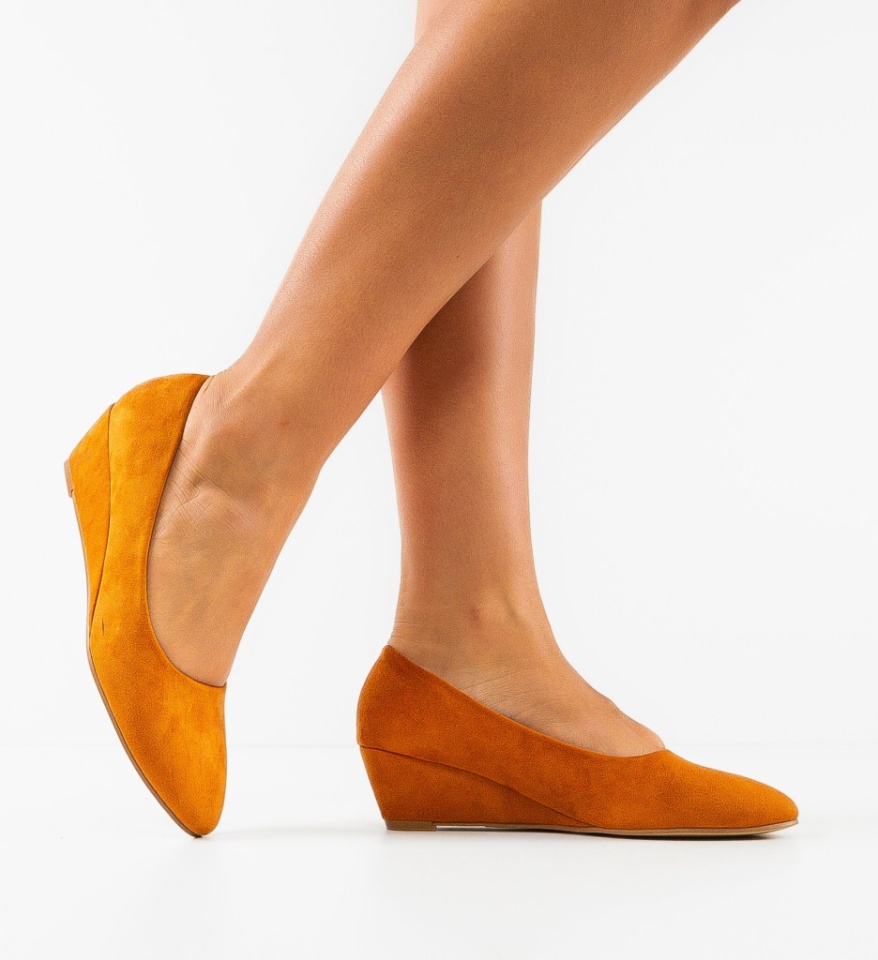 Pantofi dama Carroll Camel - Img 6