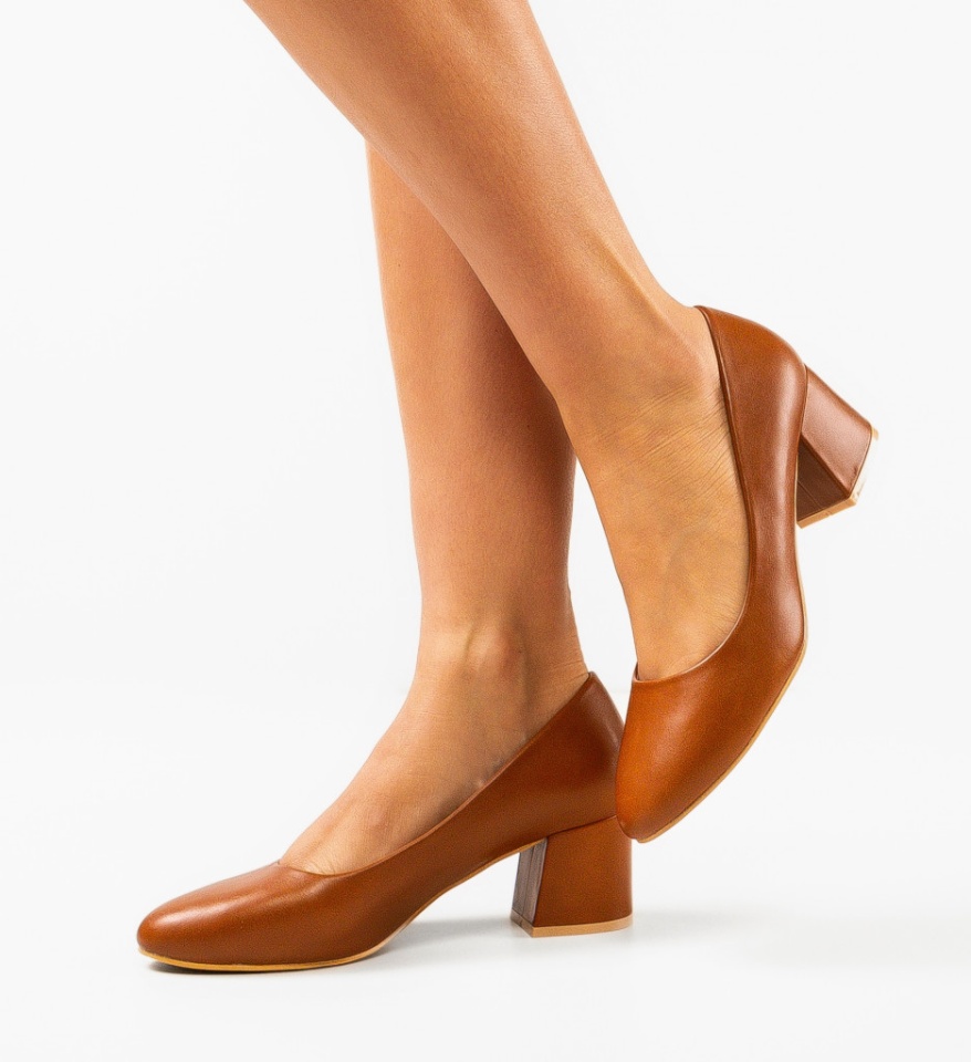 Pantofi dama Cobb Camel - Img 7