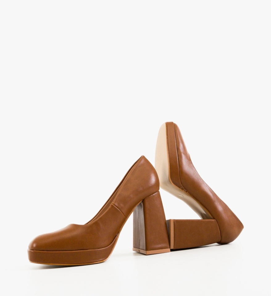 Pantofi dama Davis Camel - Img 2