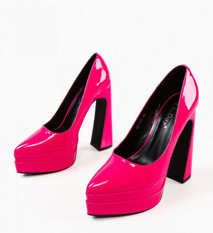 Pantofi dama Dyscarpe Fuchsia - Img 3