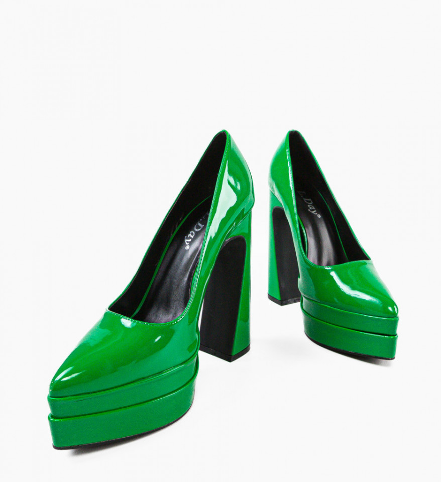 Pantofi dama Dyscarpe Verzi - Img 4