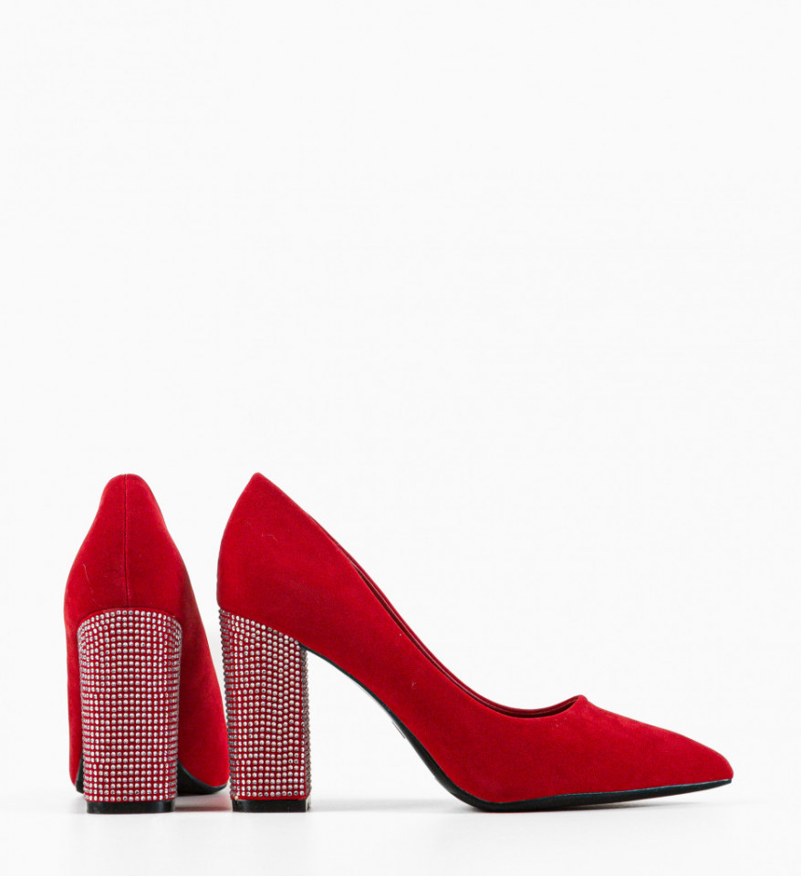 Pantofi dama Evely Rosii - Img 2