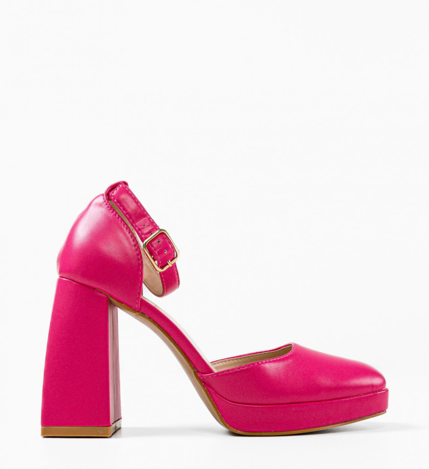 Pantofi dama Flynn Fuchsia - Img 2