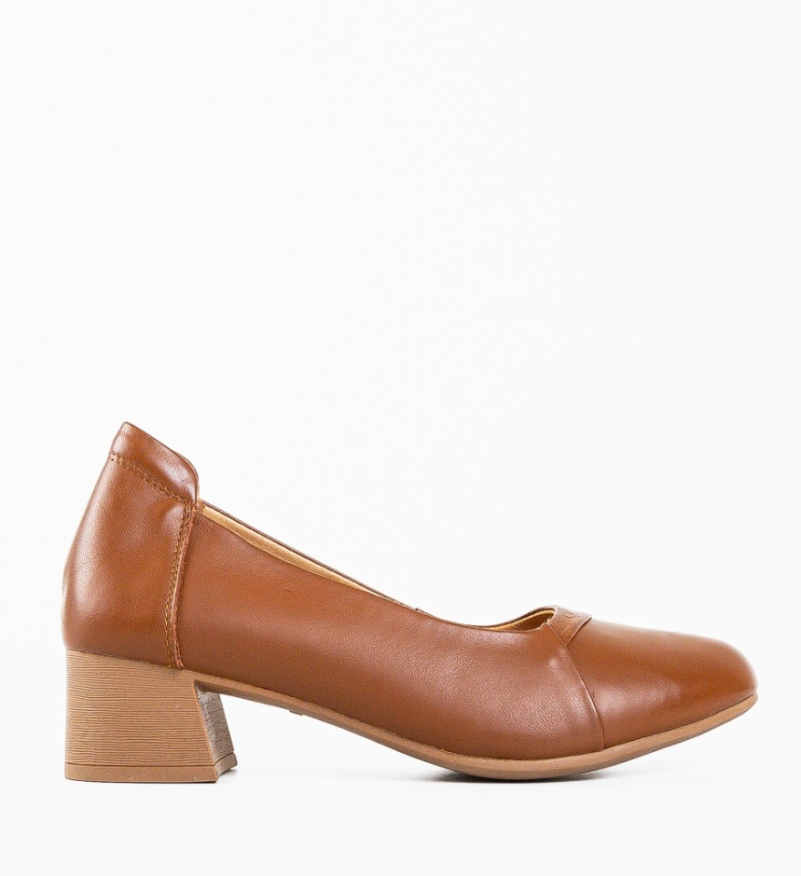 Pantofi dama Hebba Camel - Img 2