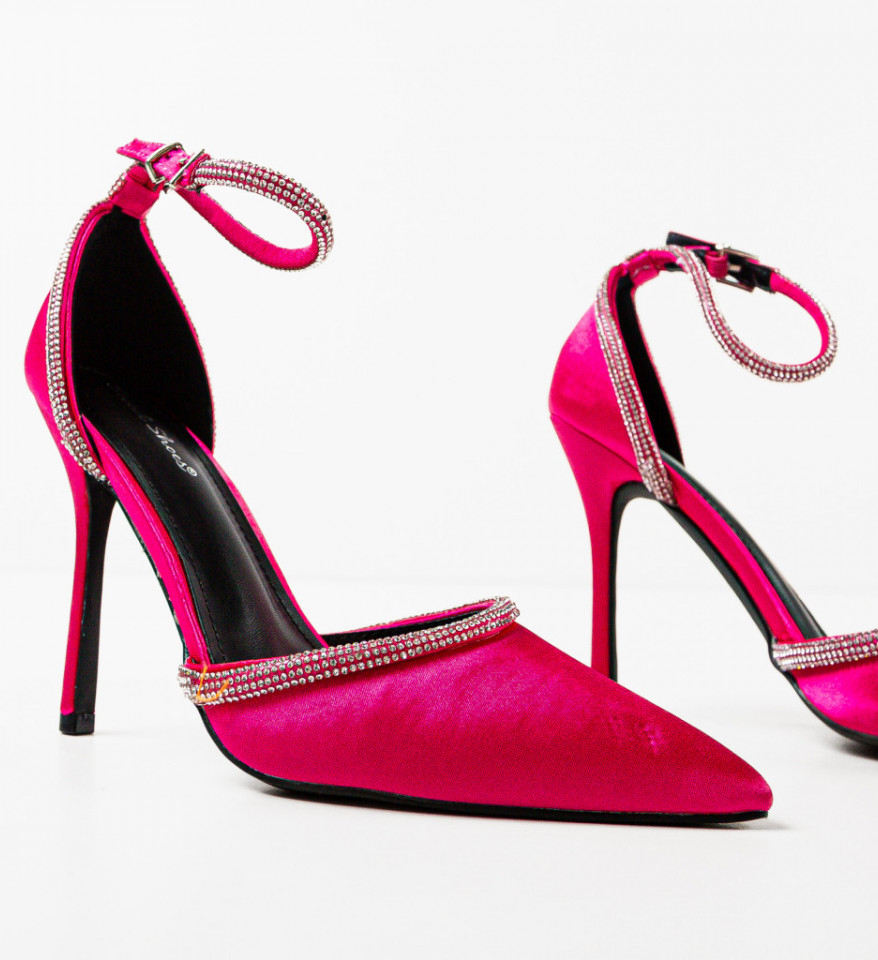 Pantofi dama Huff Fuchsia - Img 5
