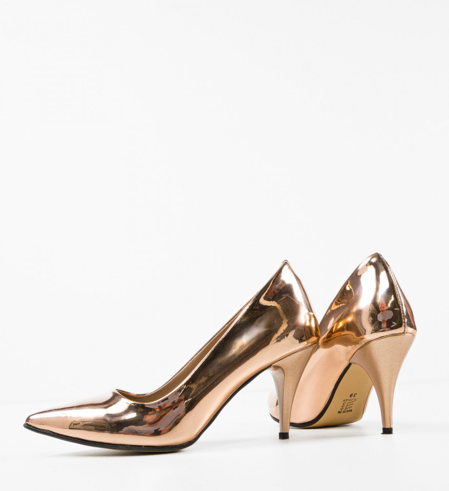 Pantofi dama Jensy Bronz - Img 3