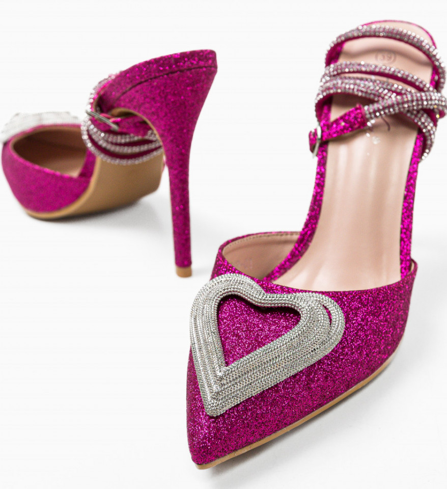 Pantofi dama Jeuness Fuchsia - Img 4