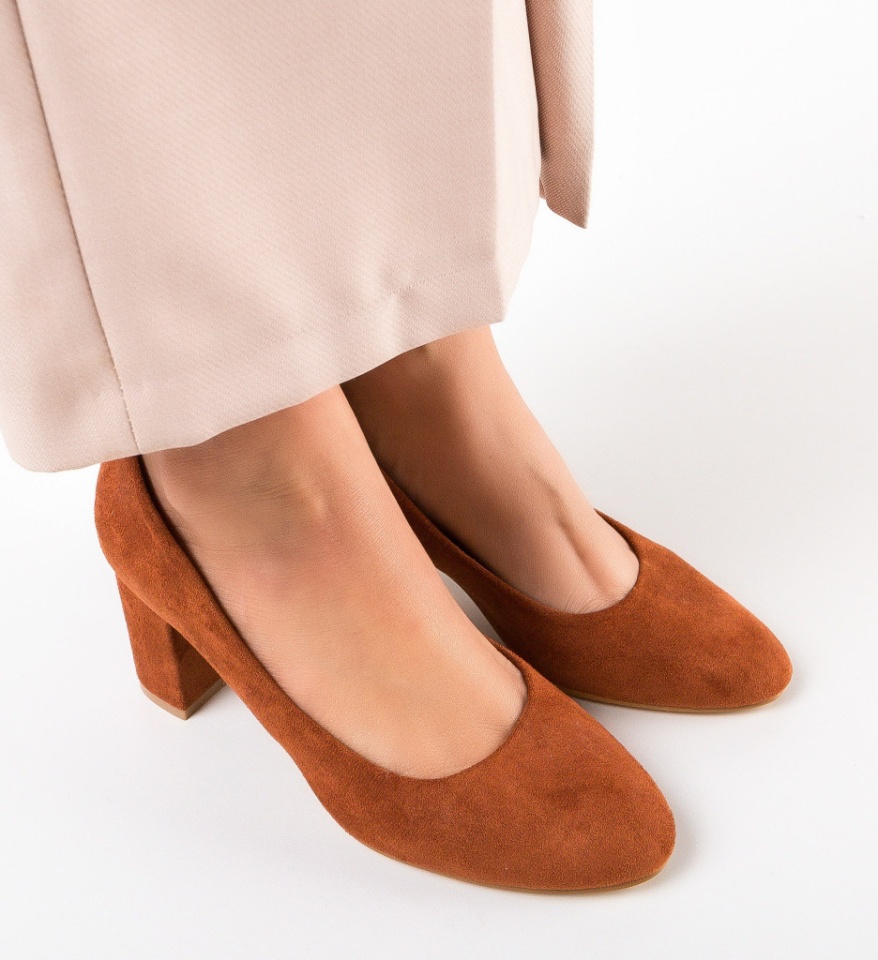 Pantofi dama Kyla Camel - Img 5