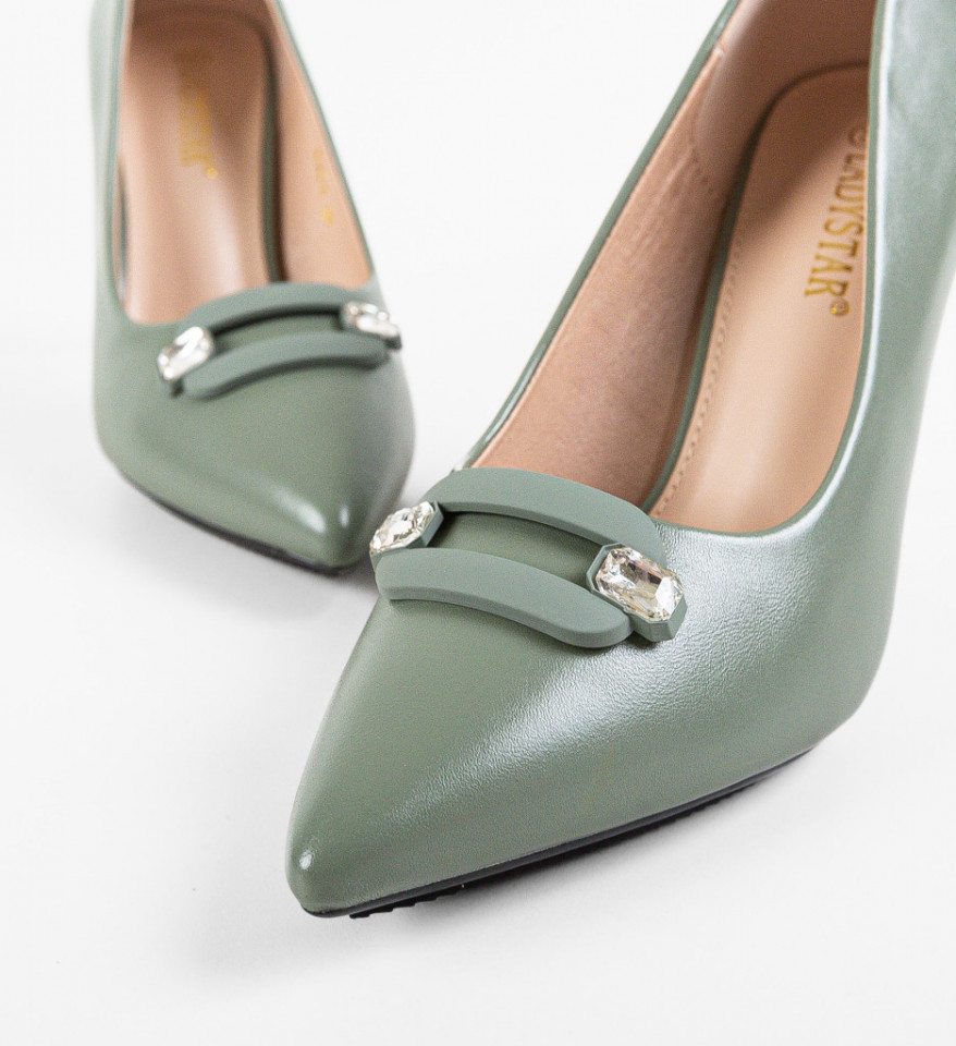 Pantofi dama Maliro Khaki - Img 2