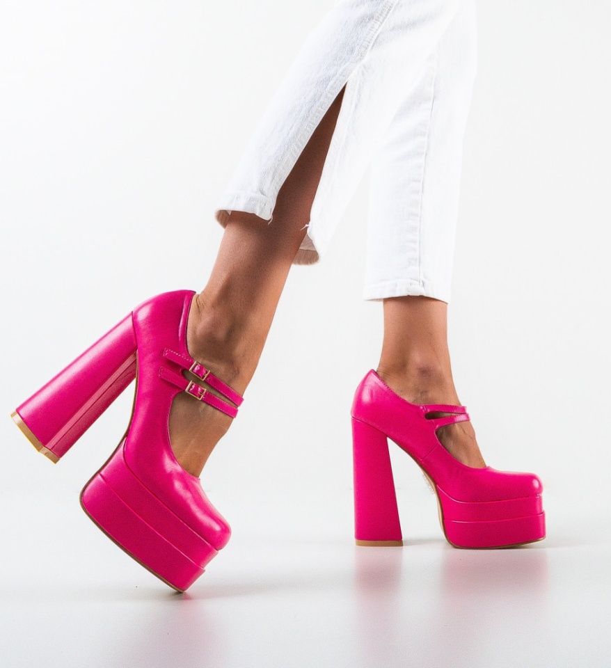 Pantofi dama Maysa Fuchsia - Img 9