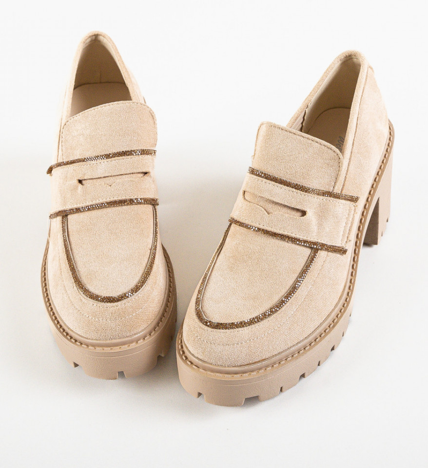 Pantofi dama Mose Bej - Img 2