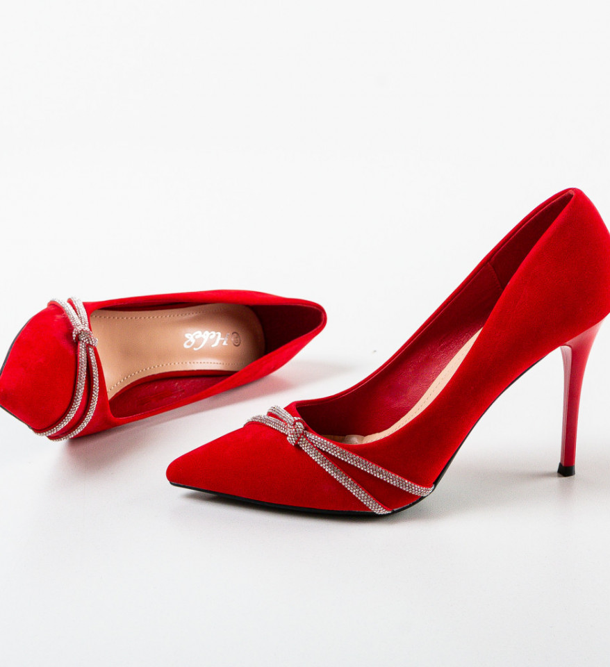 Pantofi dama Norah Rosii - Img 2