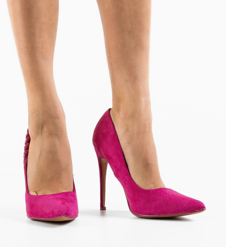 Pantofi dama Peeta Fuchsia - Img 7