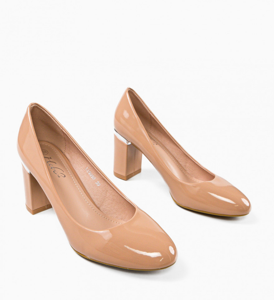 Pantofi dama Ryouta Bej - Img 3