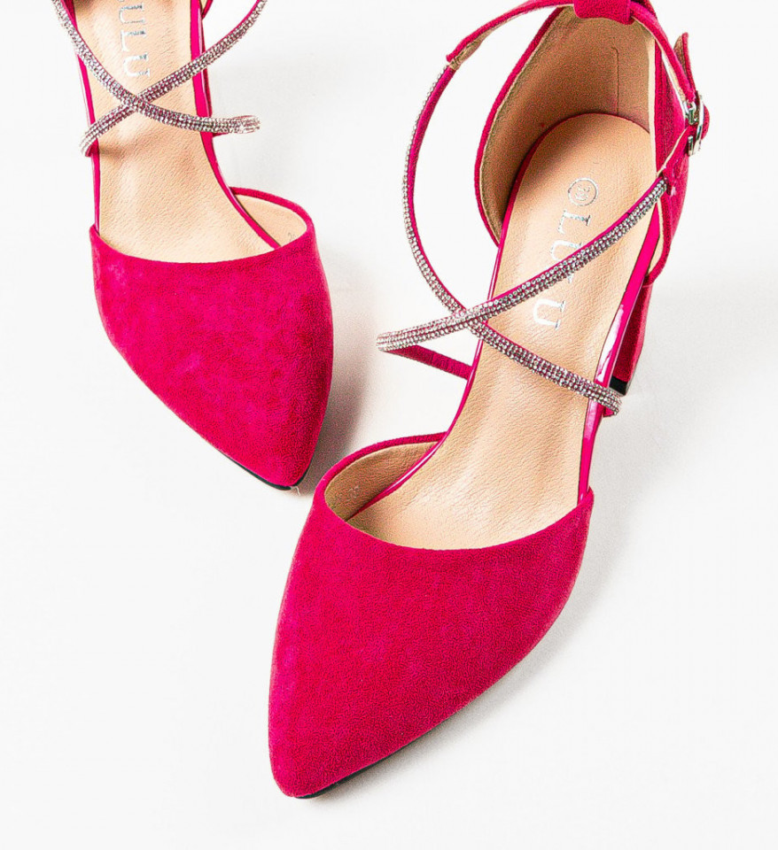 Pantofi dama Saekya Fuchsia - Img 3