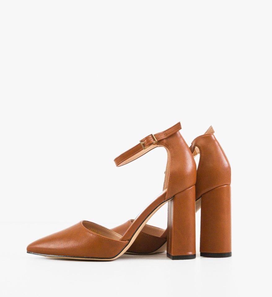 Pantofi dama Saira Camel - Img 2