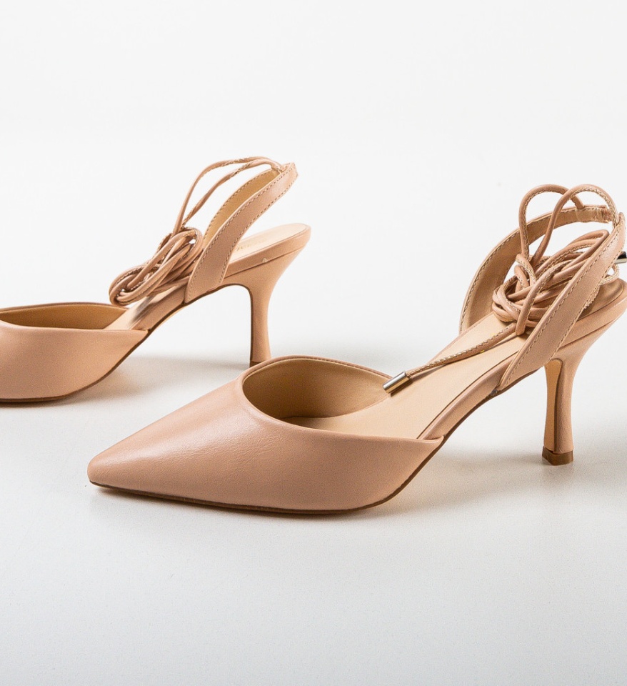 Pantofi dama Sanford Nude - Img 10