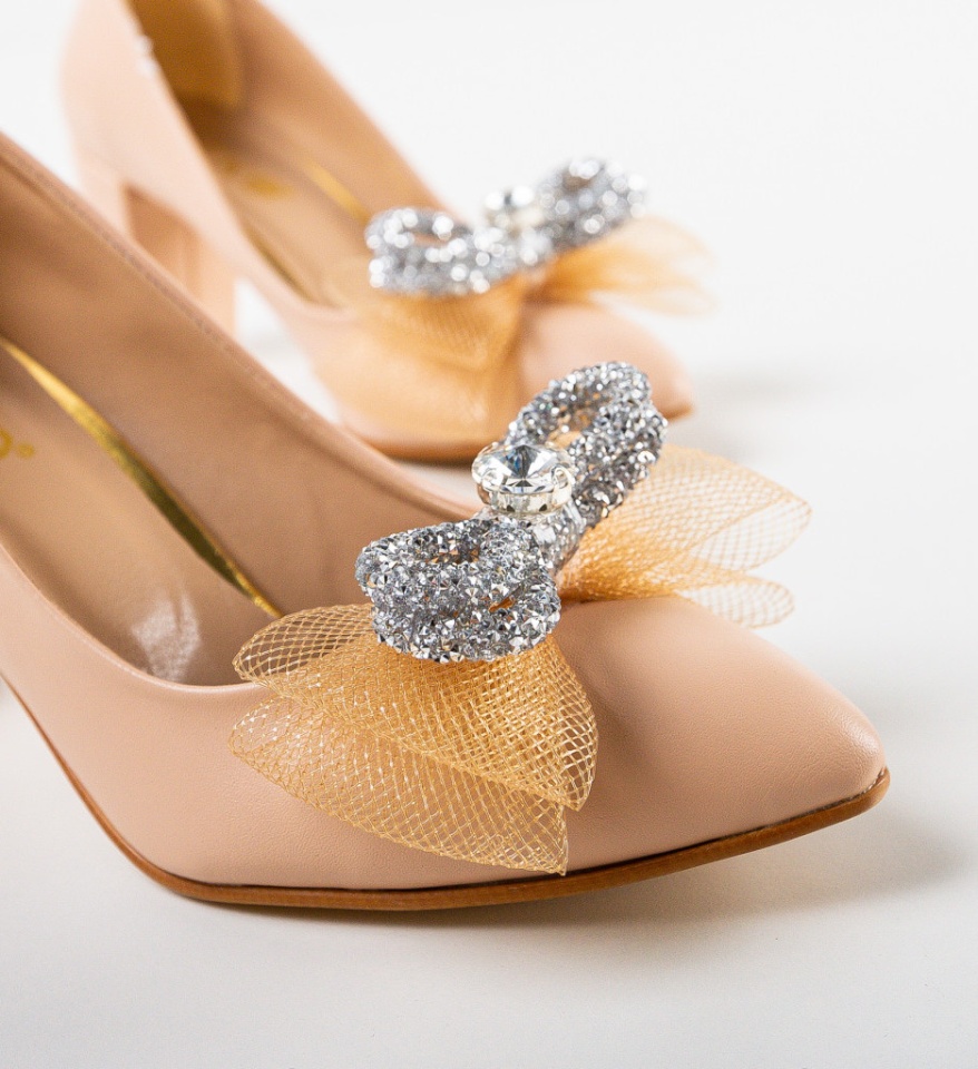 Pantofi dama Scar Bej - Img 8