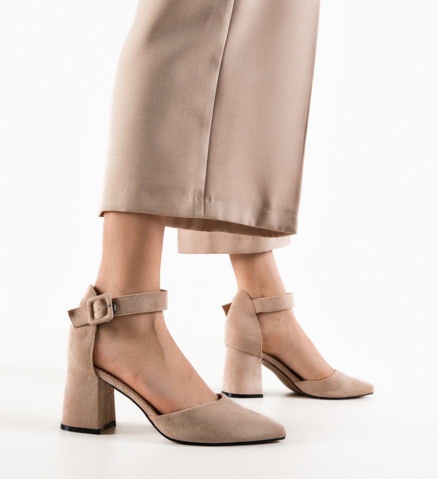 Pantofi dama Shard Bej - Img 5