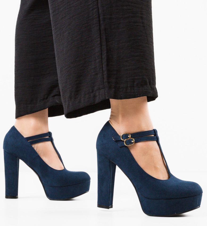 Pantofi dama Summers Bleumarin - Img 6
