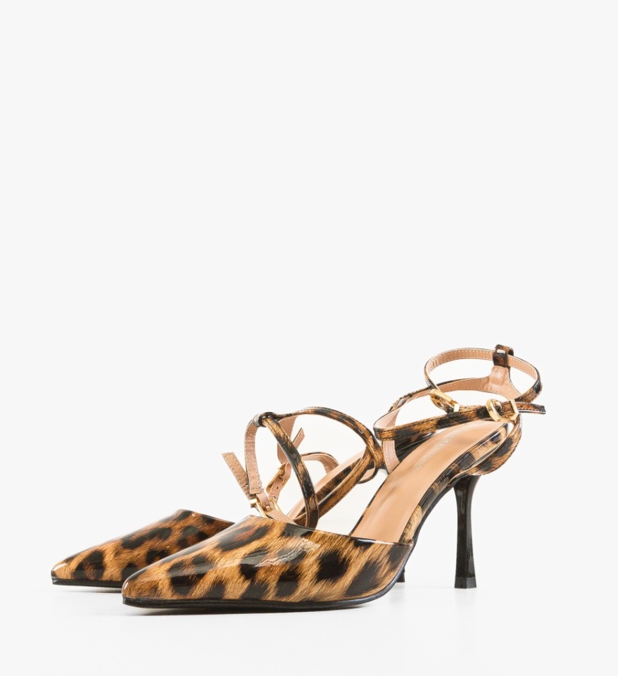 Pantofi dama Sureha Animal Print - Img 3