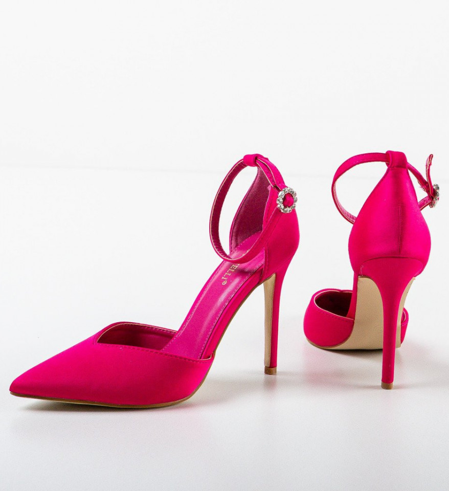 Pantofi dama Uneli Fuchsia - Img 2