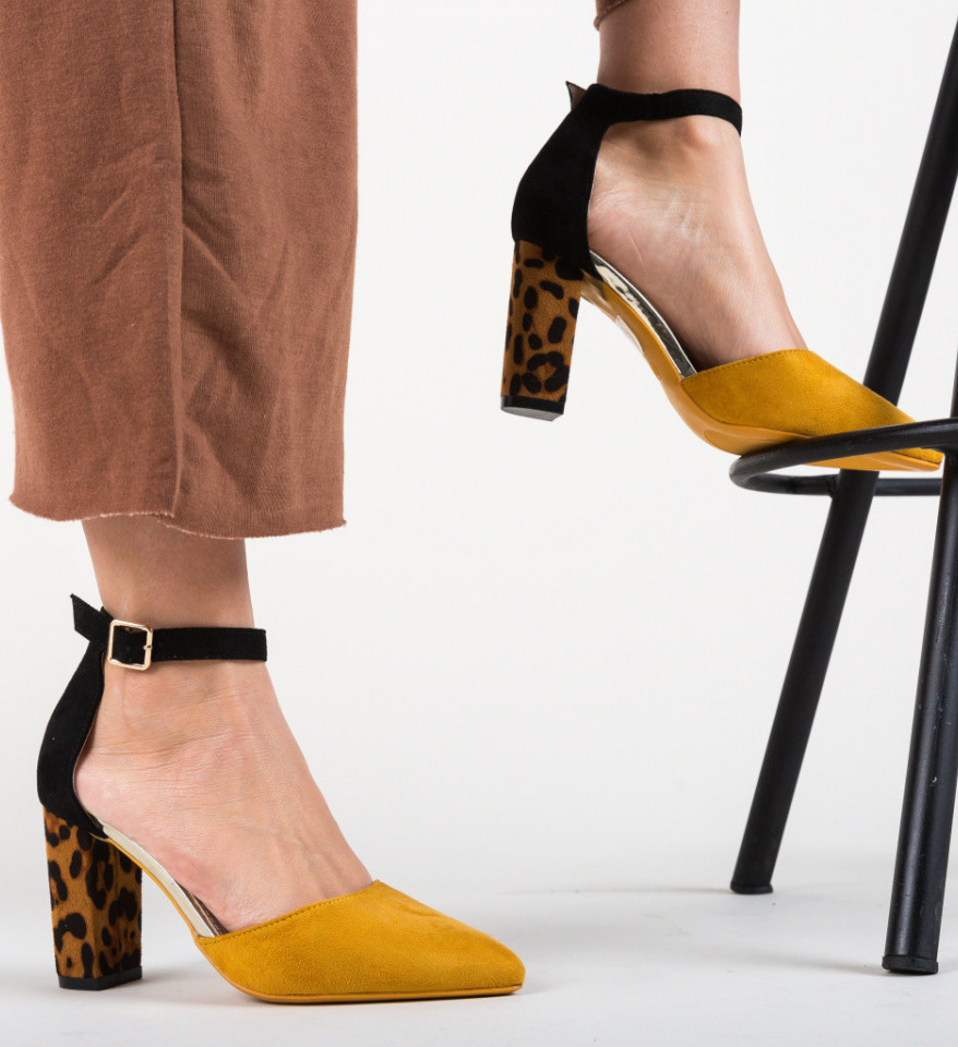 Pantofi Kory Galbeni
