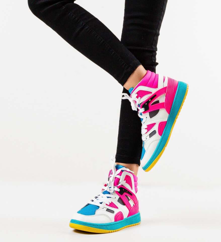 Pantofi sport dama Ruben Fuchsia - Img 6