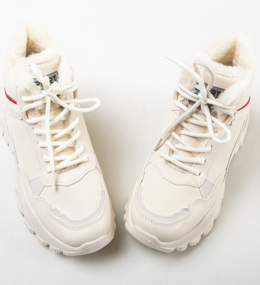 Pantofi Sport Lionk Bej - Img 3