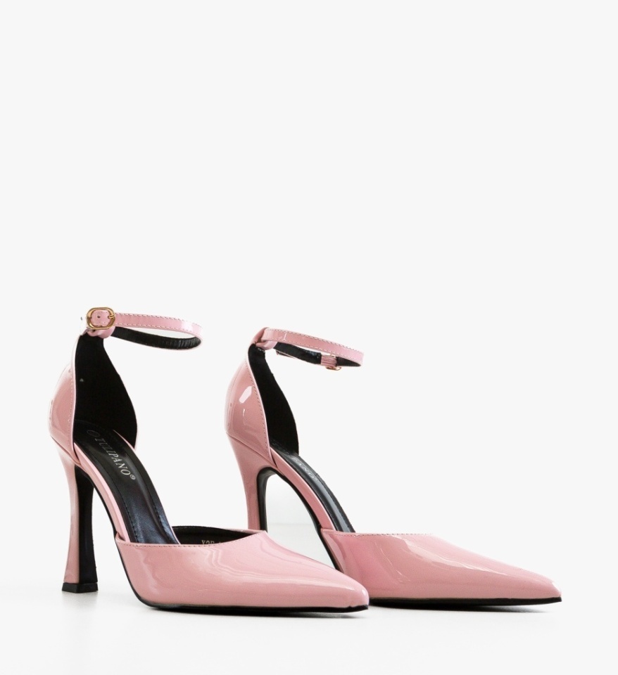 Pantofi stiletto dama Faxery Roz - Img 2
