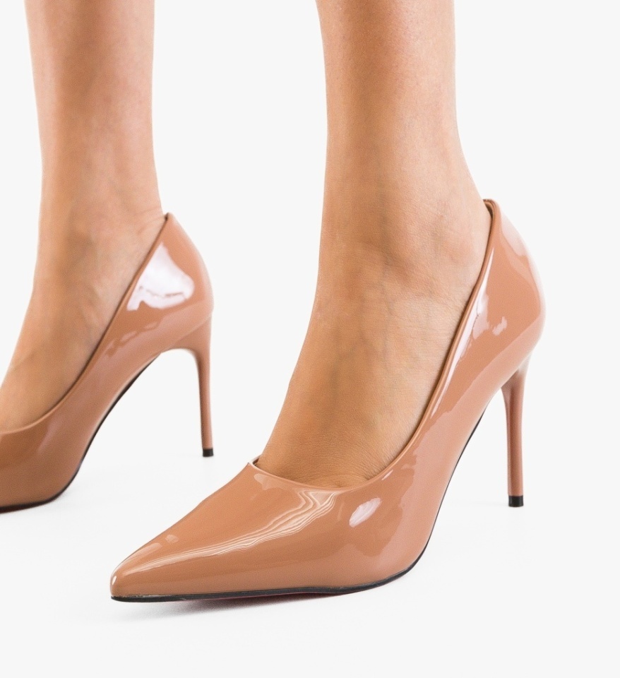 Pantofi stiletto dama Neybar Nude - Img 6