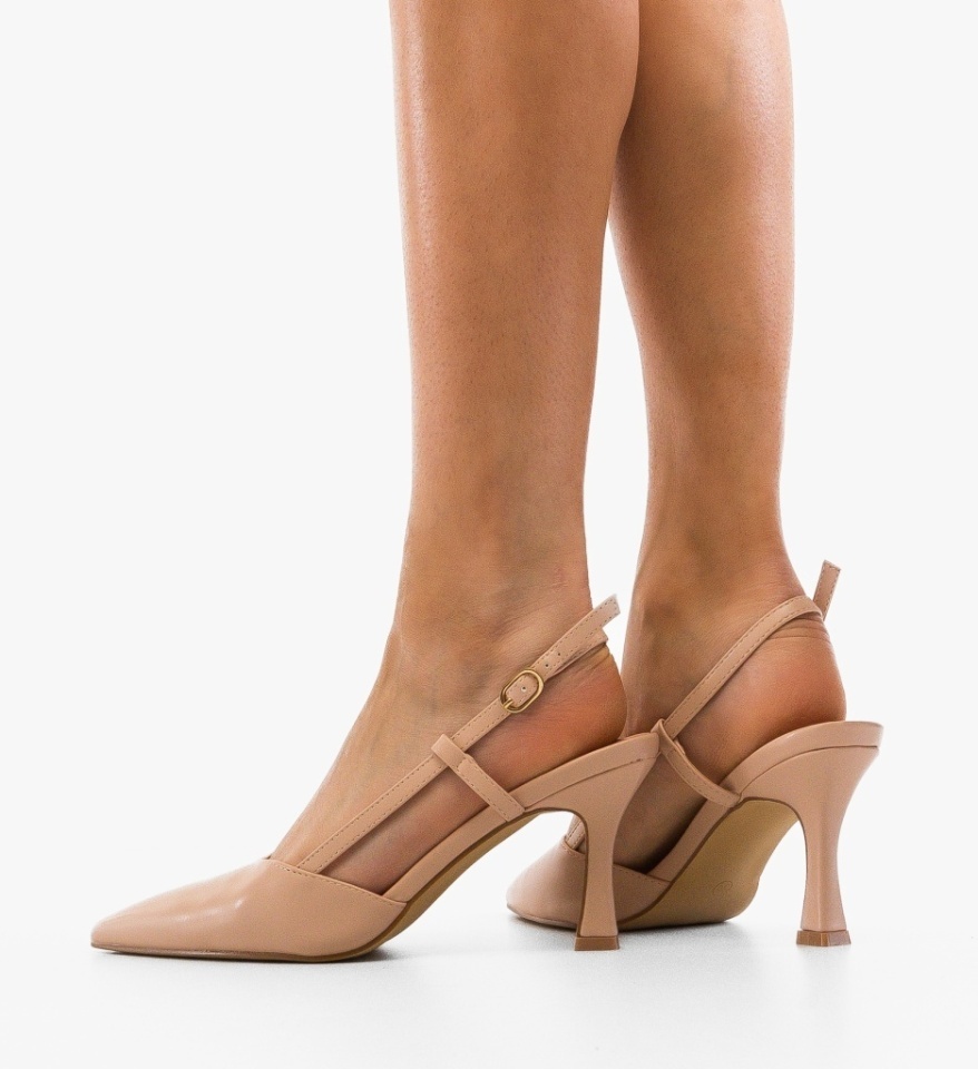 Pantofi stiletto dama Nilop Nude - Img 2