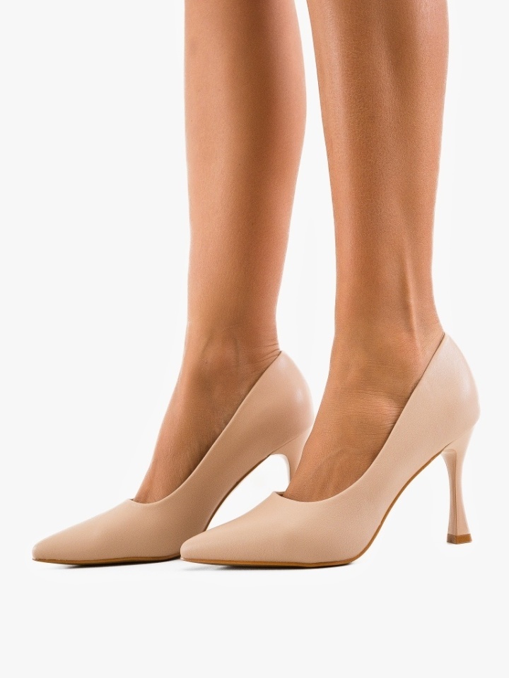 Pantofi stiletto dama Roach Nude - Img 5