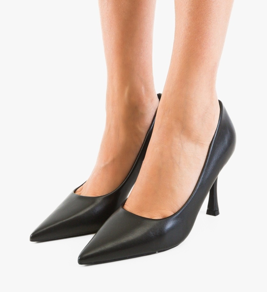 Pantofi stiletto dama Smart Negri 2 - Img 4