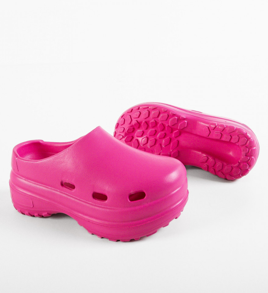 Papuci dama Freddi Fuchsia - Img 3