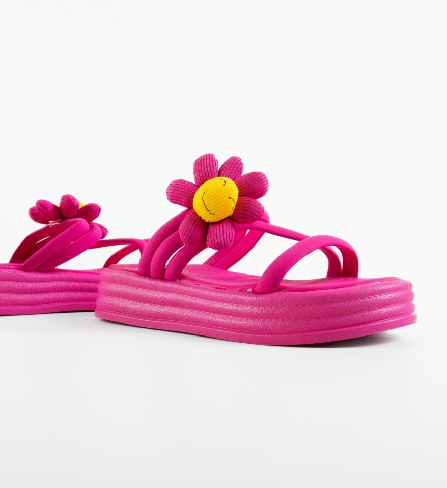 Papuci dama Turenag Fuchsia - Img 2