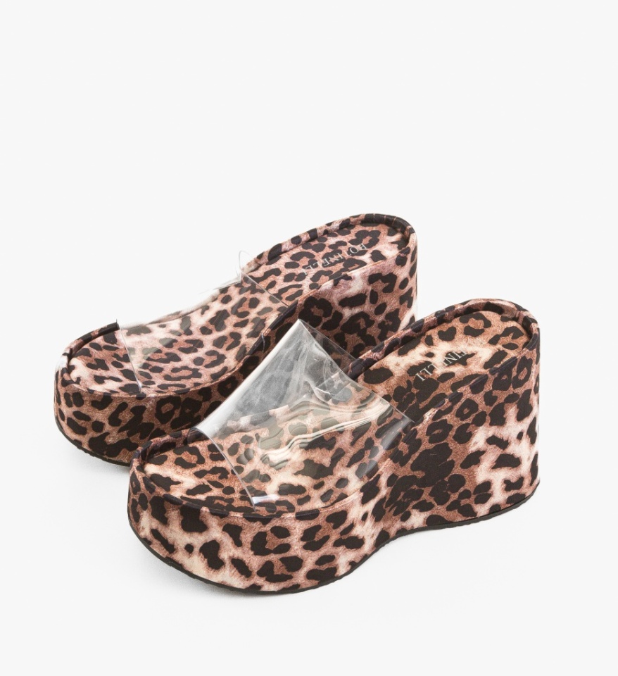 Platforme dama Yuzic Animal Print - Img 2