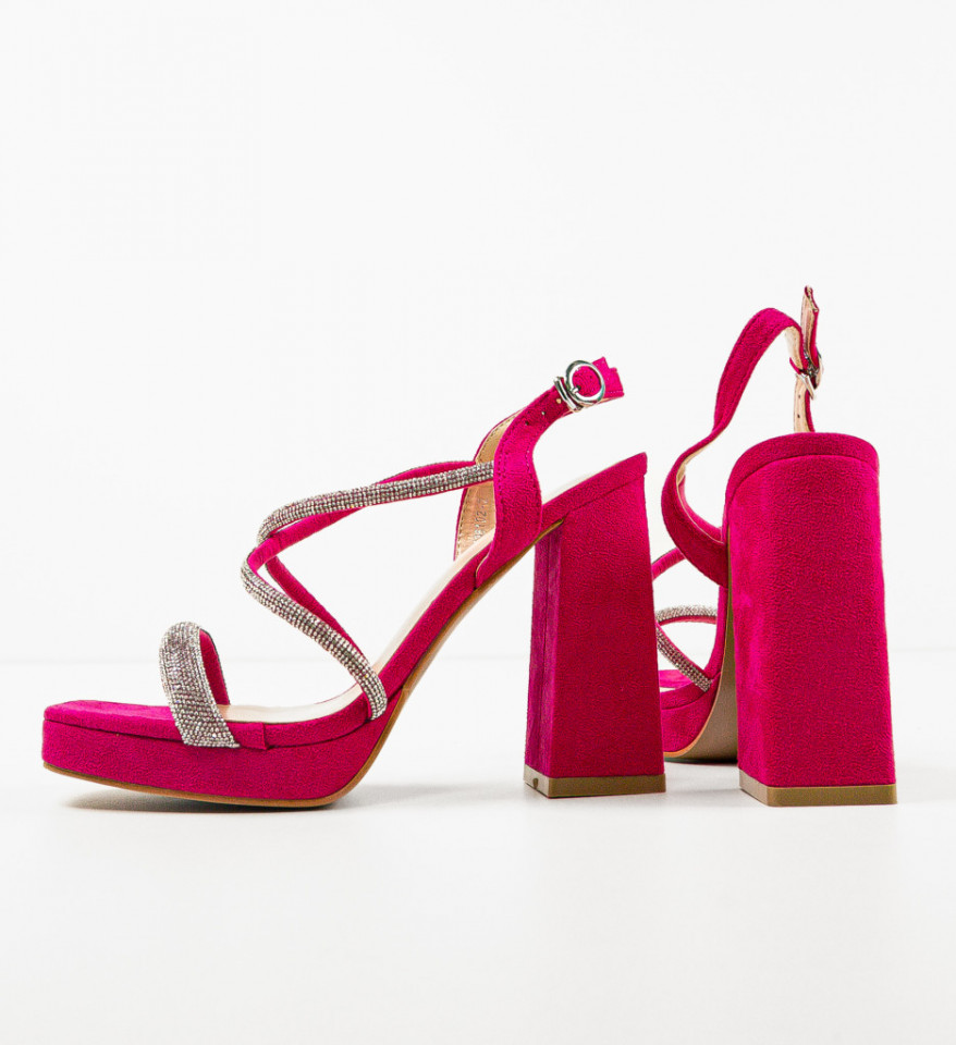 Sandale dama Boots Fuchsia - Img 2