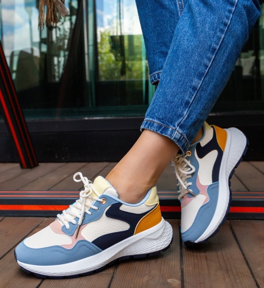 Sneakers dama Alina Albastri - Img 3