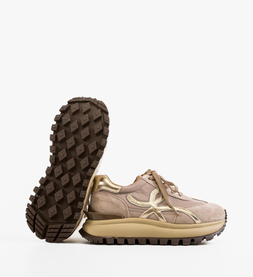 Sneakers dama Amotto Bej - Img 3