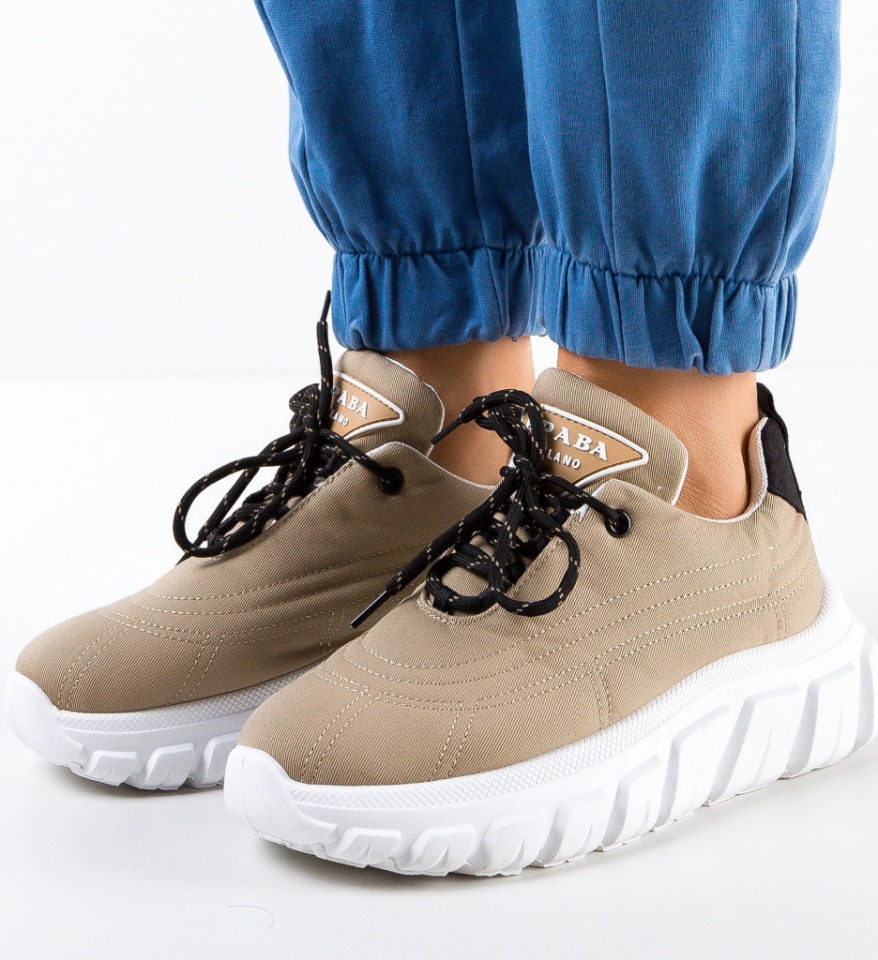 Sneakers dama Aviana Khaki - Img 6
