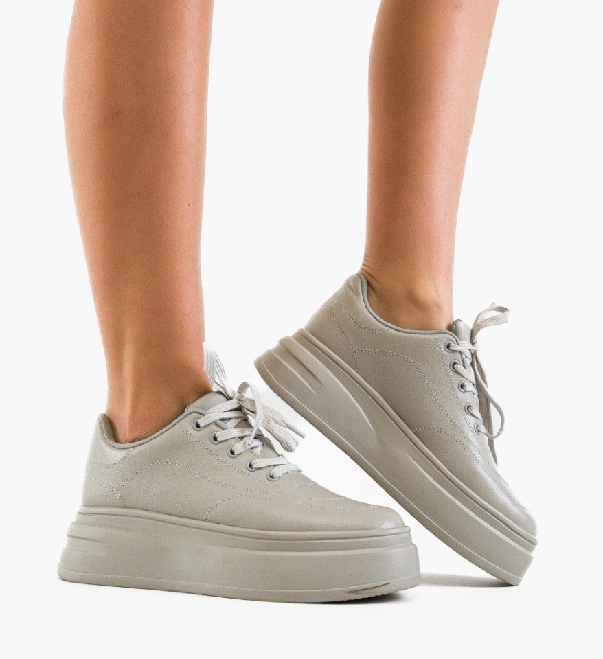 Sneakers dama Bygdan Gri - Img 2
