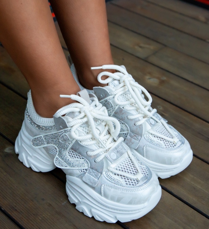 Sneakers dama Cream Albi - Img 2