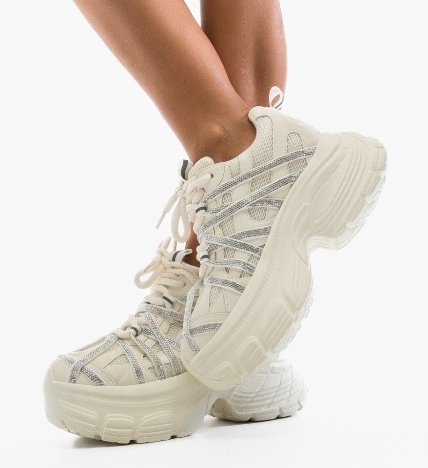 Sneakers dama Dony Bej - Img 5