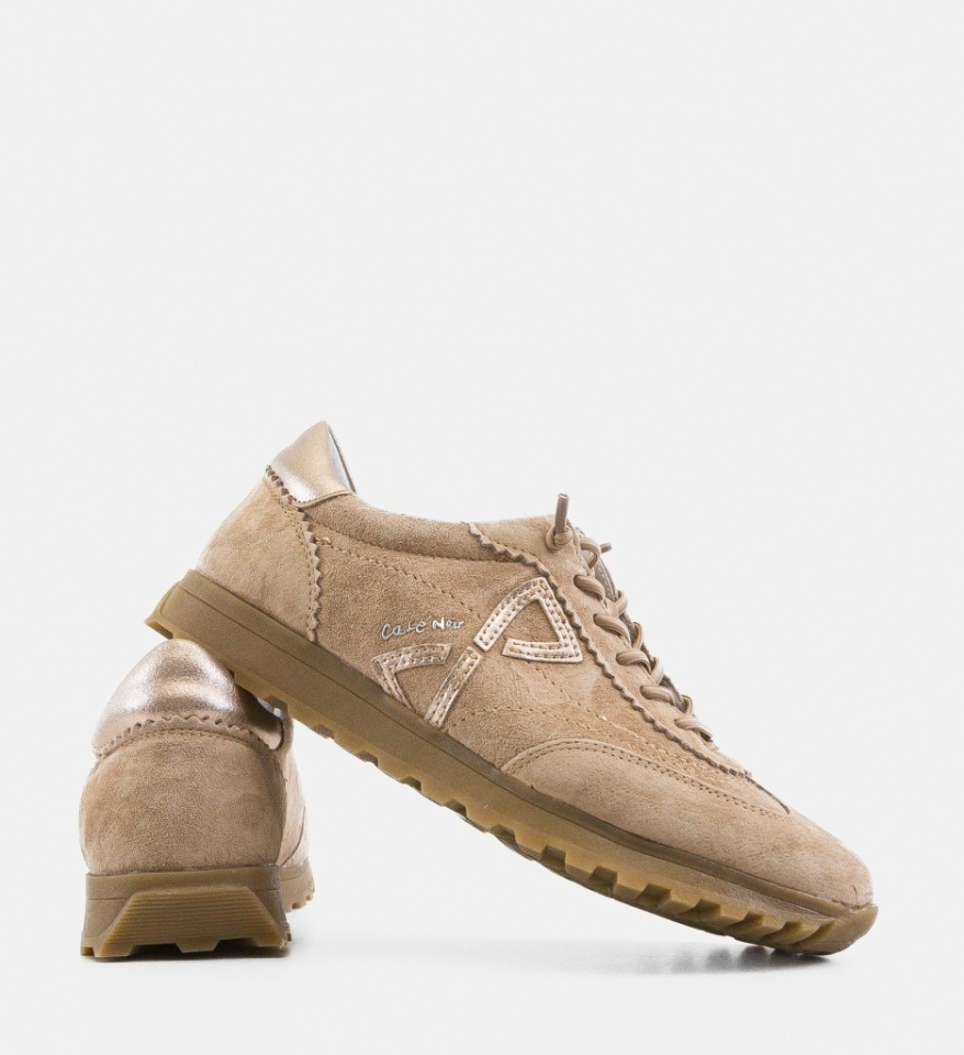 Sneakers dama Fanis Khaki - Img 3