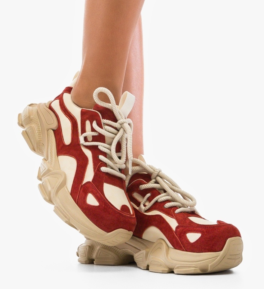 Sneakers dama Hurem Bej 2 - Img 6
