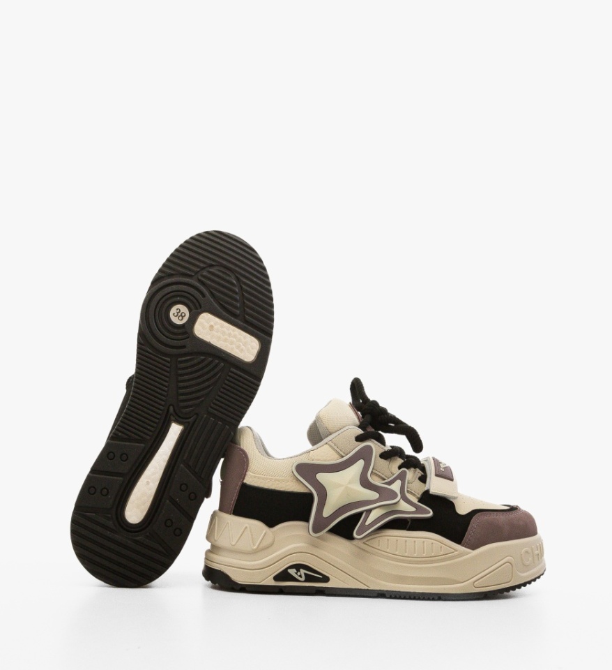 Sneakers dama Jyothi Bej - Img 3