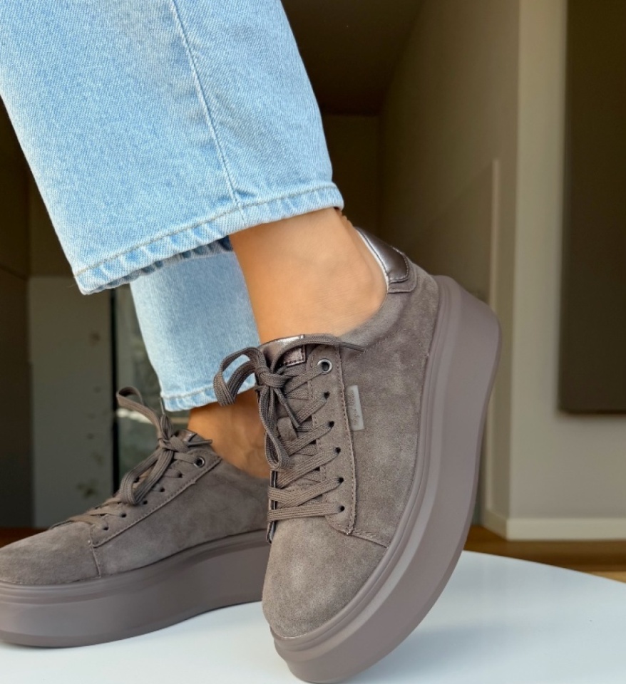 Sneakers dama Kamin Khaki - Img 8